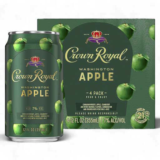 CROWN ROYAL WASHINGTON APPLE 4PK