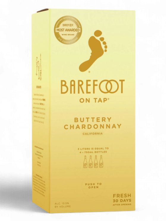 BAREFOOT BUTTERY CHARDONNAY 3L