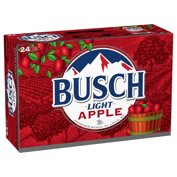 BUSCH LIGHT APPLE 24PK CANS