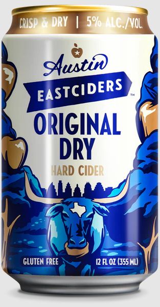 AUSTIN EAST ORIGINAL DRY CIDER 12OZ
