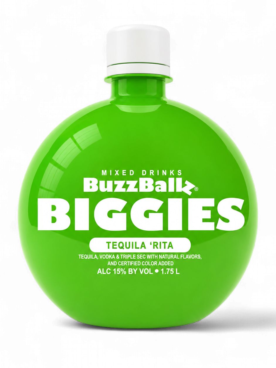 BIGGIES BUZZBALLZ TEQUILA LIME RITA 1.75L