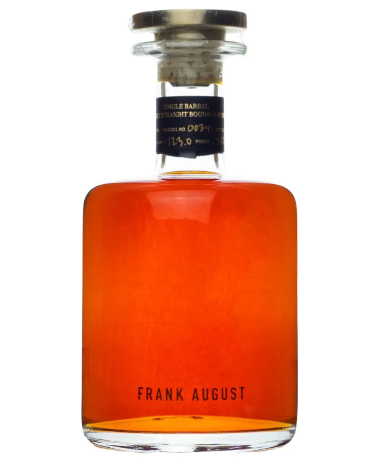 FRANK AUGUST SINGLE BARREL BOURBON (114 PROOF)