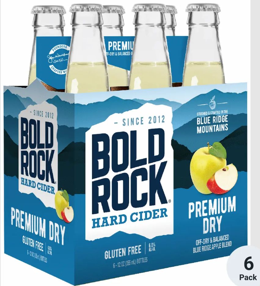 BOLD ROCK PREMIUM DRY 12OZ 859088003966