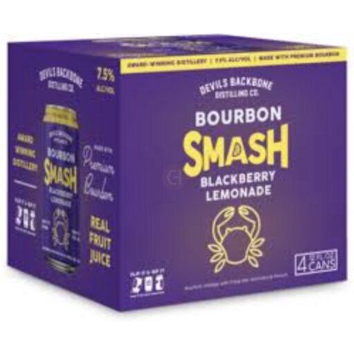 DEVILS BACKBONE BOURBON BLACKBERRY LEMONADE SMASH 4PK