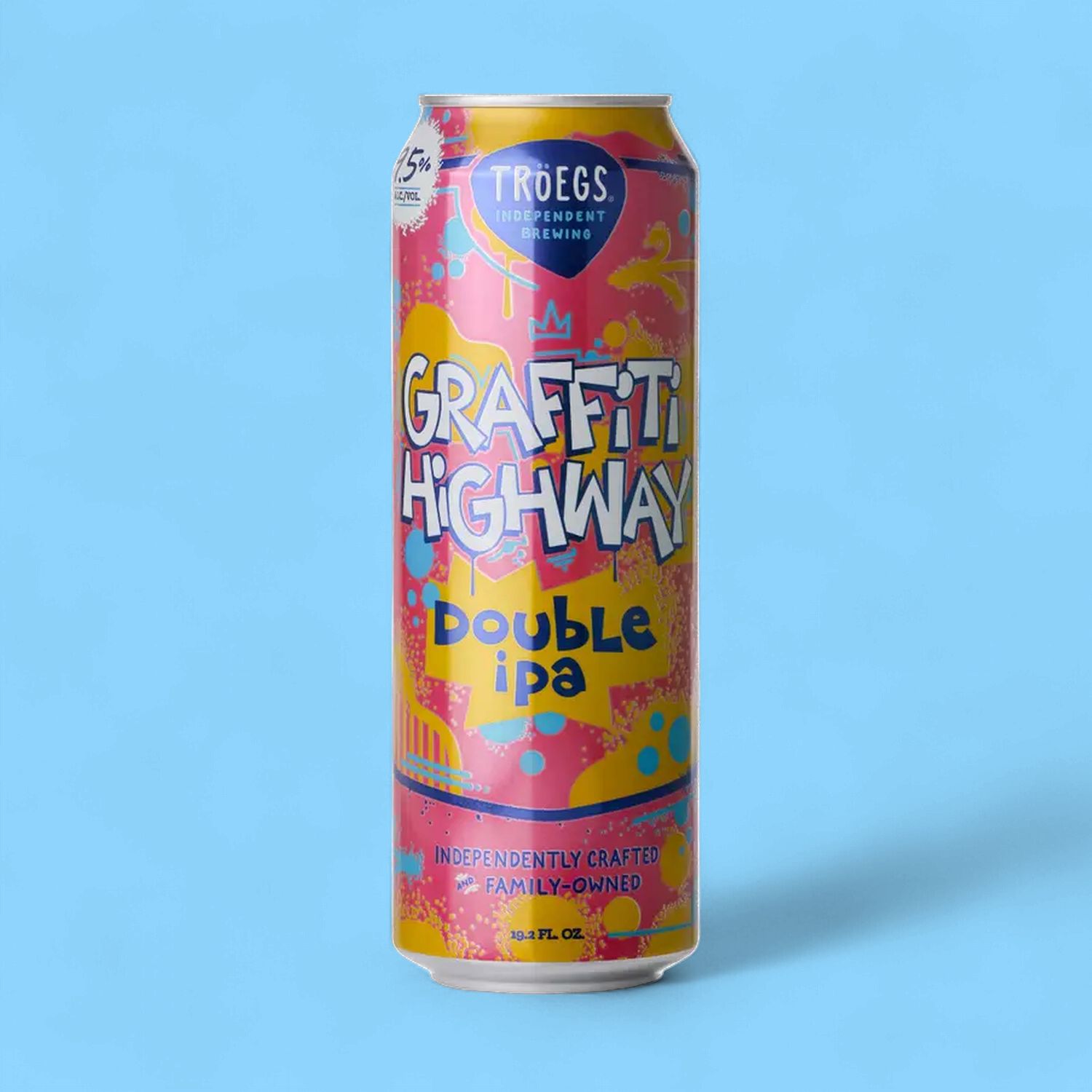 TROEGS GRAFFITI HIGHWAY DOUBLE IPA 19.2OZ