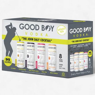 GOOD BOY VODKA JOHN DALY VARIETY 8PK