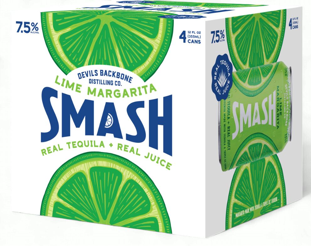 DEVILS BACKBONE LIME MARGARITA TEQUILA SMASH 4PK