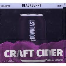 DOWNEAST BLACKBERRY CIDER 12OZ