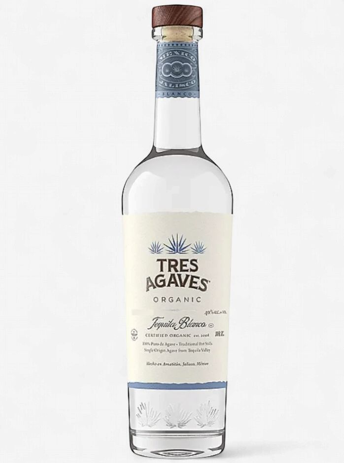 TRES AGAVES TEQUILA BLANCO 1L