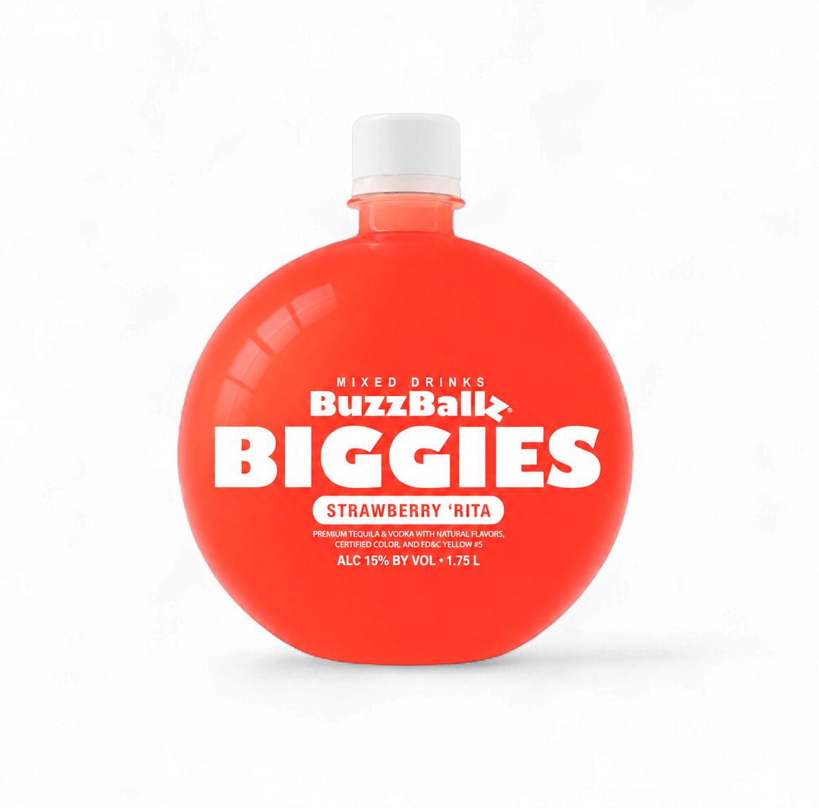 BIGGIES BUZZBALLZ STRAWBERRY RITA 1.75L