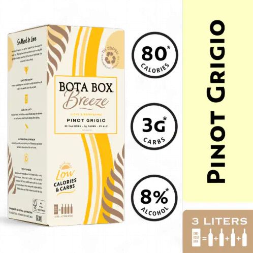BOTA BOX BREEZE PINOT GRIGIO 3L