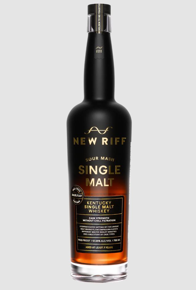 NEW RIFF SOUR MASH SINGLE MALT WHISKEY 114.5