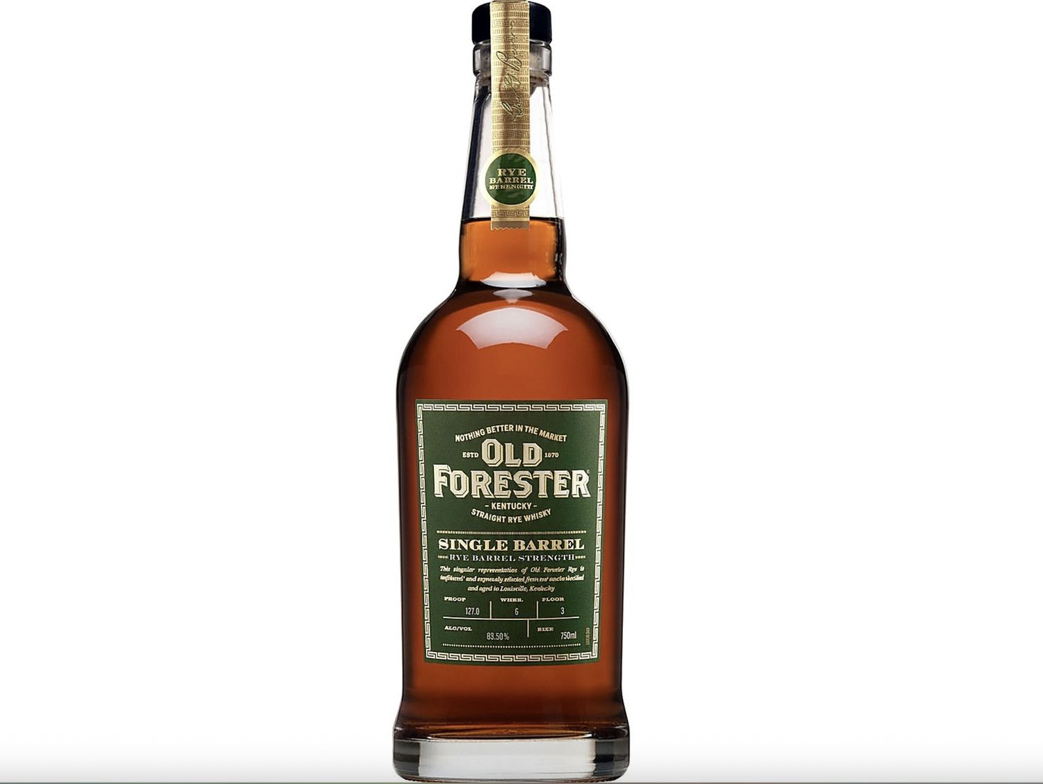 OLD FORESTER RYE SINGLE BARREL BARREL STRENGTH