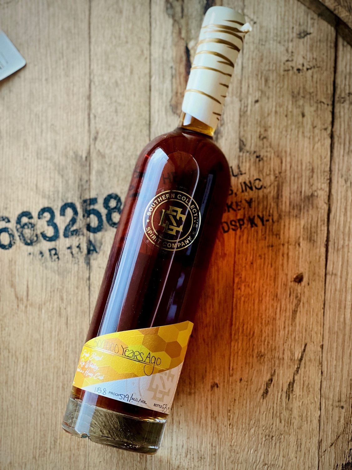 SOUTHERN COLLECTIVE "500,000 YEARS AGO" HONEY FINISHED 7YR RYE