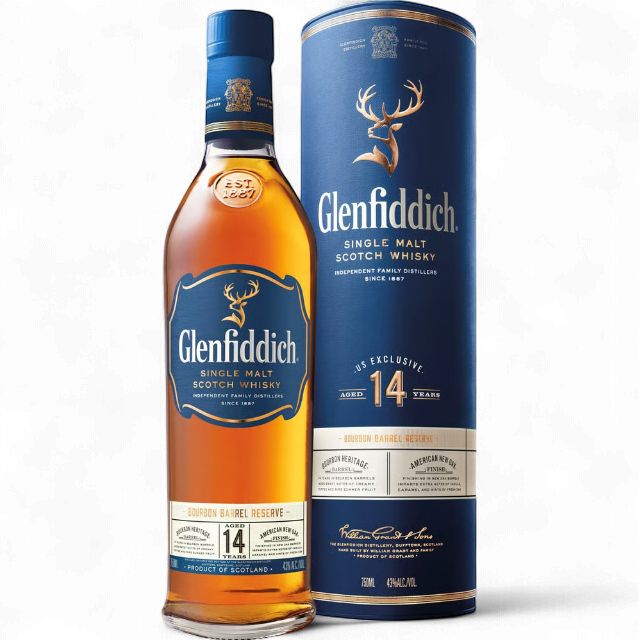 GLENFIDDICH 14YR BOURBON BARREL RESERVE