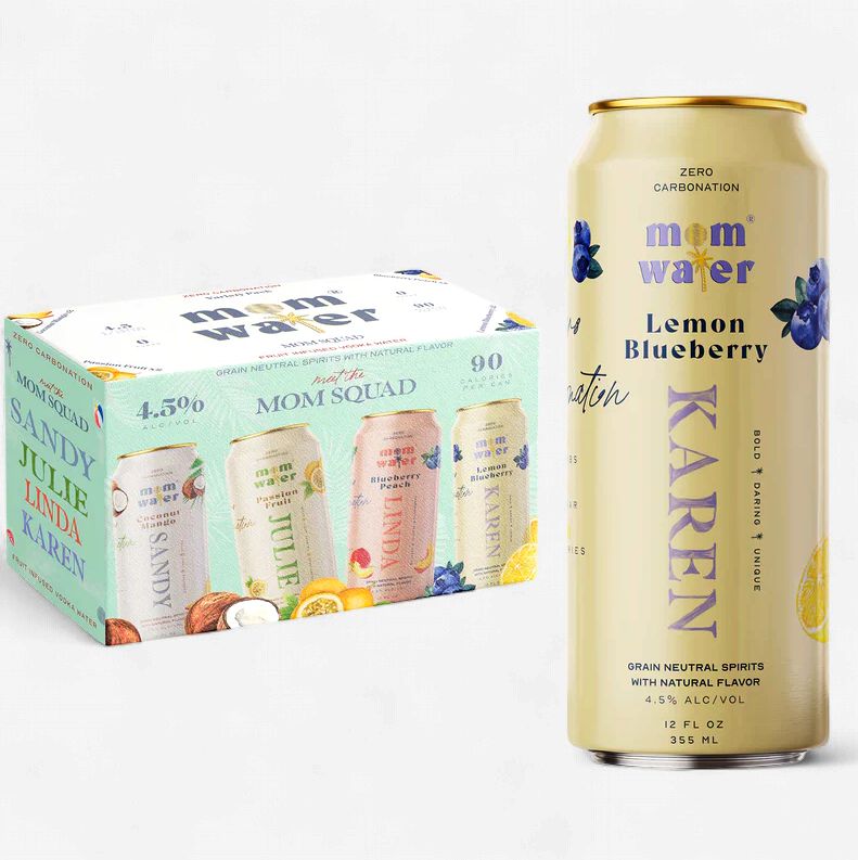MOM WATER MOM SQUAD 8PK