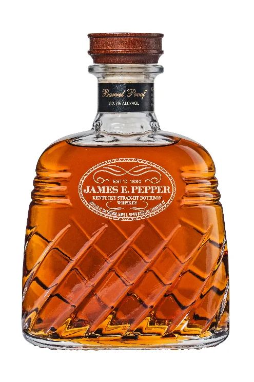 JAMES E PEPPER BARREL PROOF DECANTER