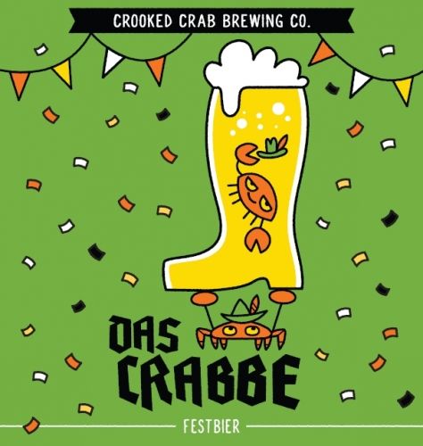 CROOKED CRAB DAS CRABBE FESTBIER 860002882697
