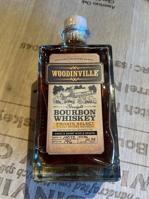 WOODINVILLE CASK STRENGTH BOURBON PRIVATE BARREL