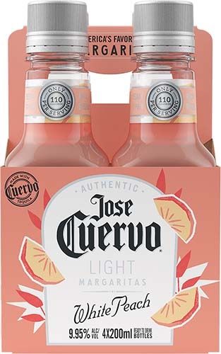 JOSE CUERVO WHITE PEACH LIGHT MARGARITA 4PK