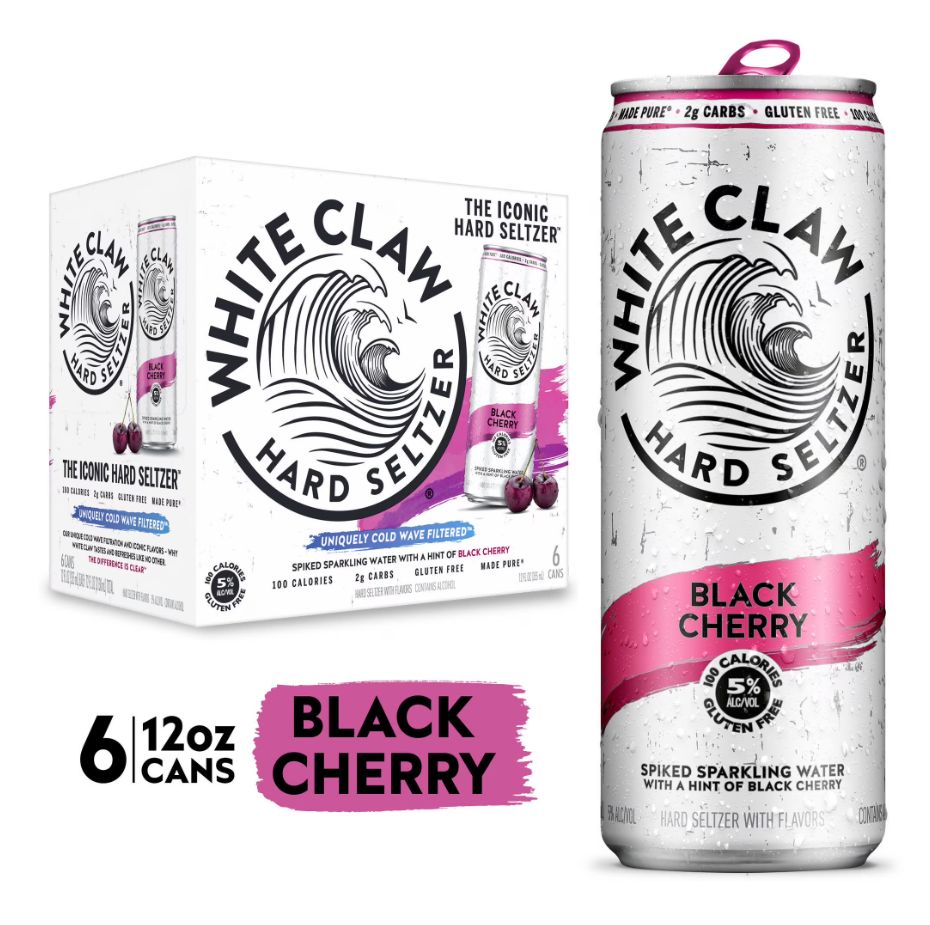 WHITE CLAW BLACK CHERRY 6PK