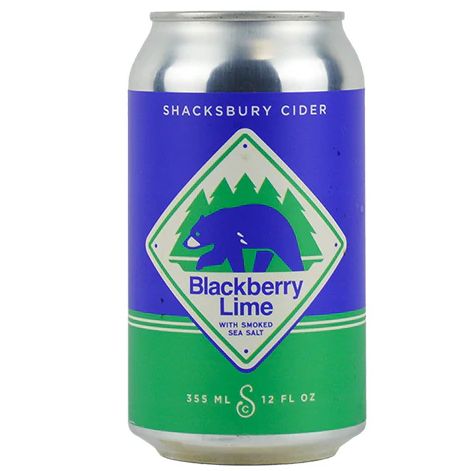 SHACKSBURY BLACKBERRY LIME MINT CIDER 12OZ CAN