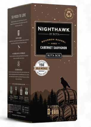 BOTA BOX NIGHTHAWK BOURBON BARREL AGED CABERNET SAUVIGNON 3L