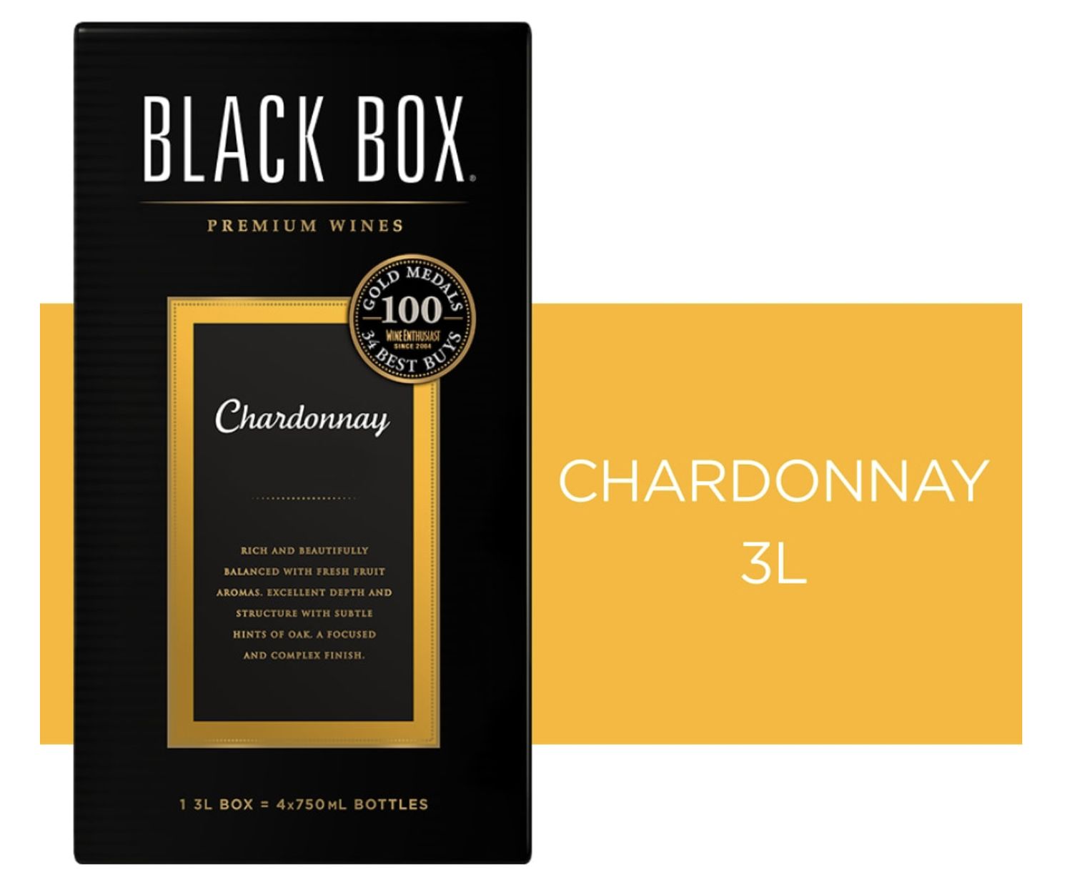 BLACK BOX CHARDONNAY 3L