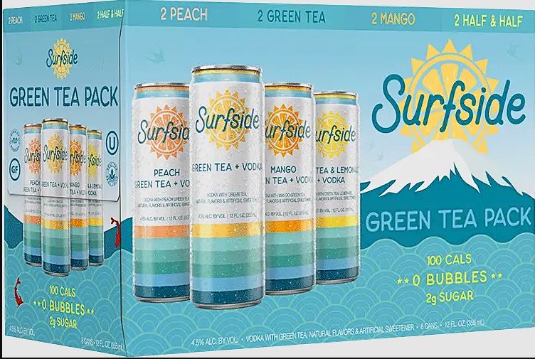SURFSIDE GREEN TEA VARIETY 8PK