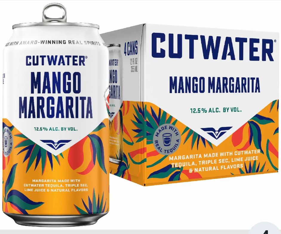CUTWATER MANGO MARGARITA 4PK
