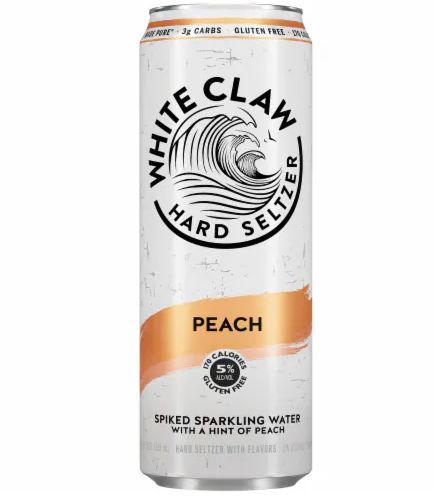 WHITE CLAW PEACH 19.2OZ