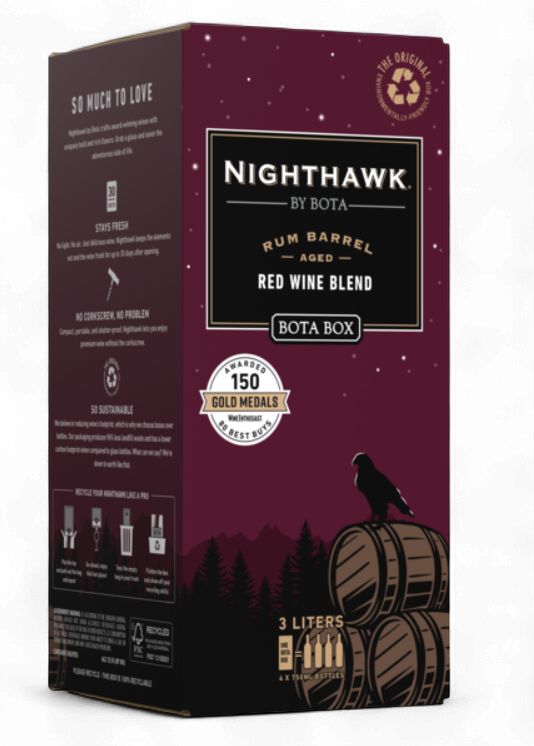 BOTA BOX NIGHTHAWK RUM BARREL RED 3L