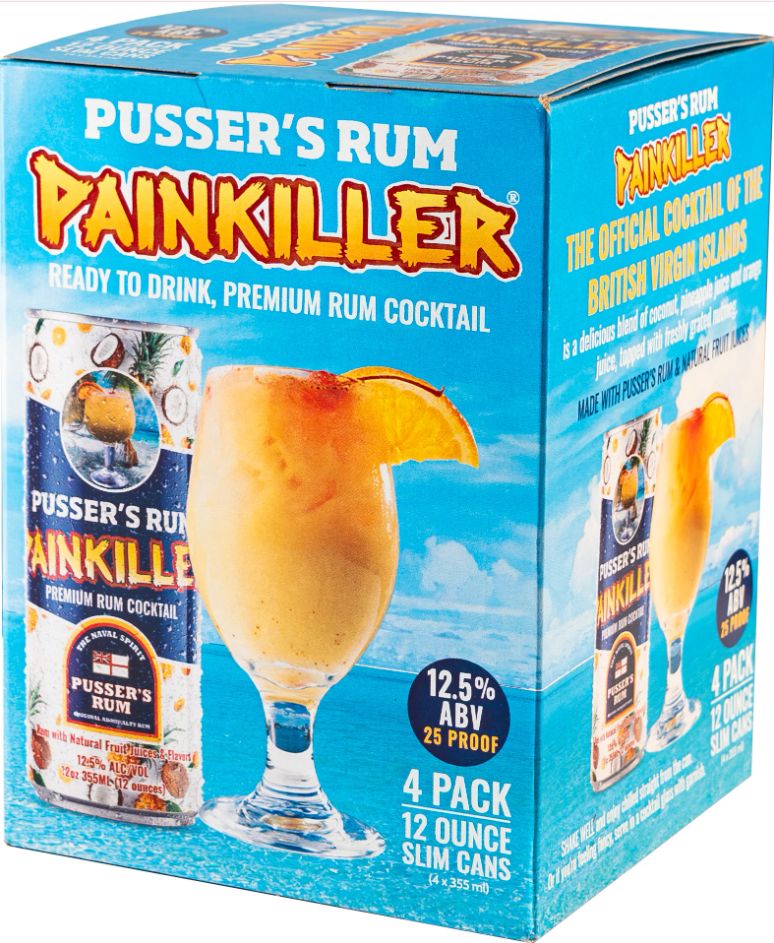 PUSSERS PAINKILLER COCKTAIL 4PK