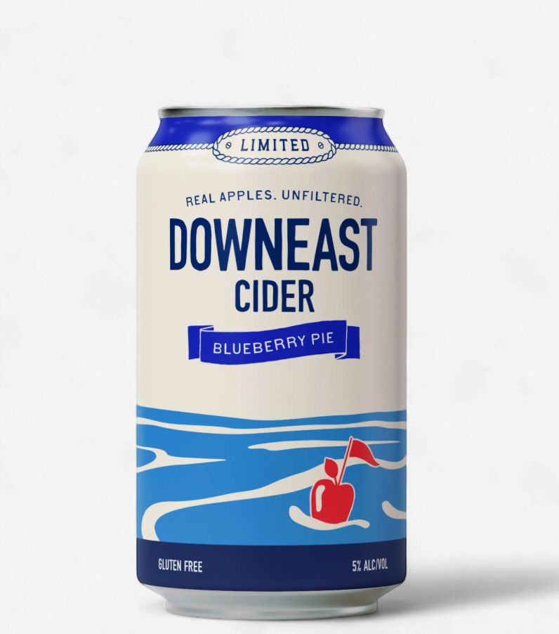 DOWNEAST BLUEBERRY PIE CIDER 12OZ