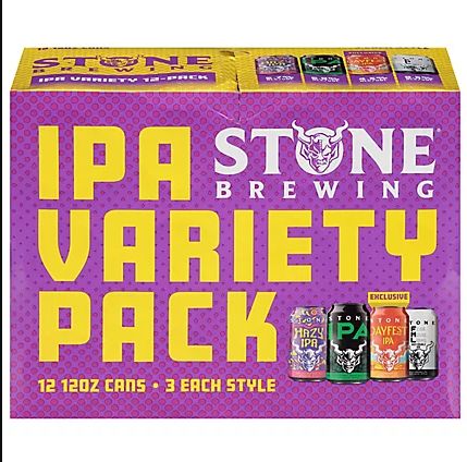 STONE IPA VARIETY 12PK