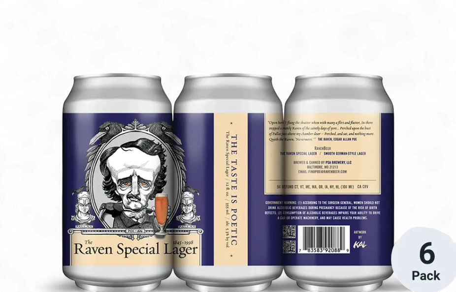 RAVEN BEER RAVEN LAGER 6PK