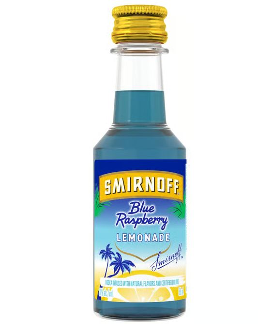 SMIRNOFF BLUE RASPBERRY LEMONADE 50ML
