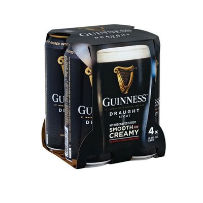 GUINNESS DRAUGHT 4PK CANS