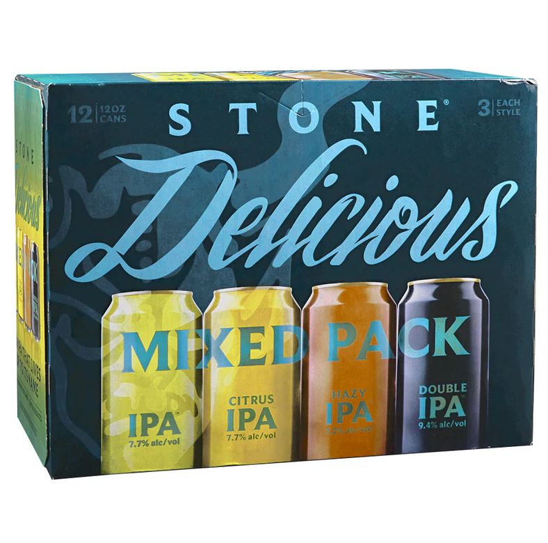 STONE DELICIOUS MIXED 12PK