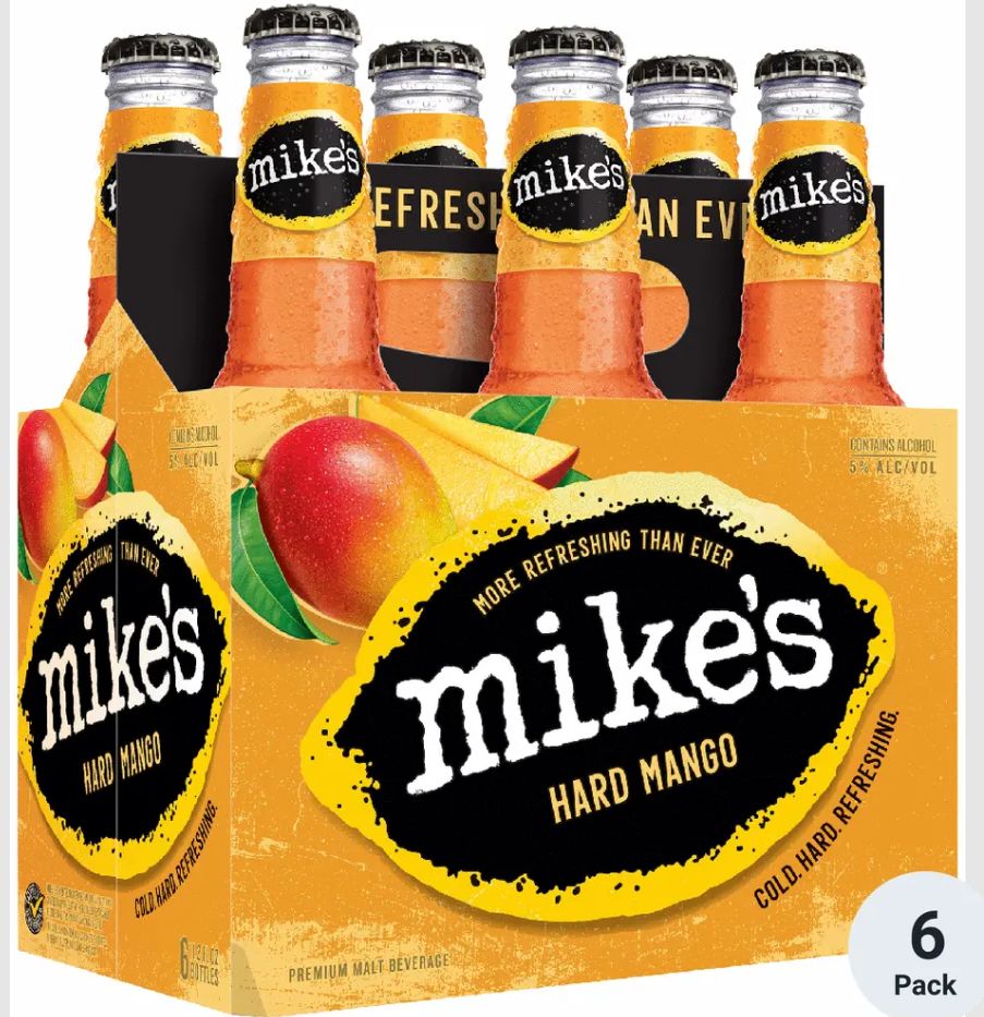 MIKES HARD MANGO PUNCH 6PK BTLS