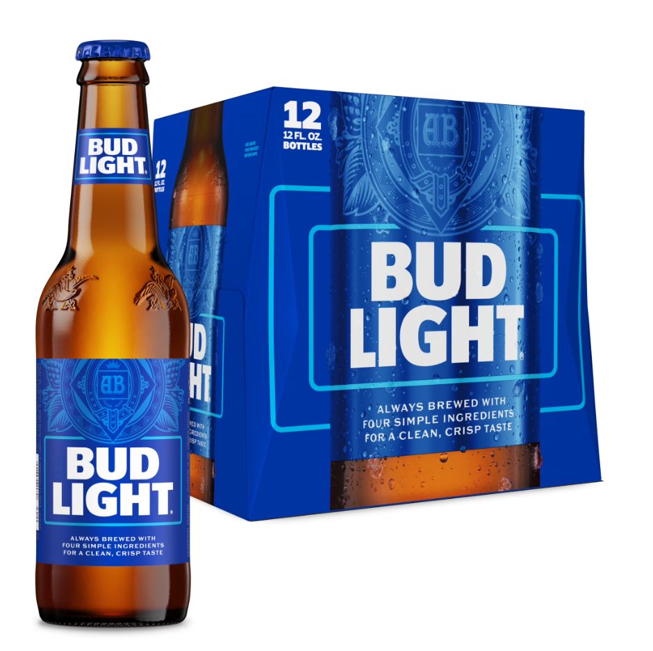 BUD LIGHT 12PK BTLS