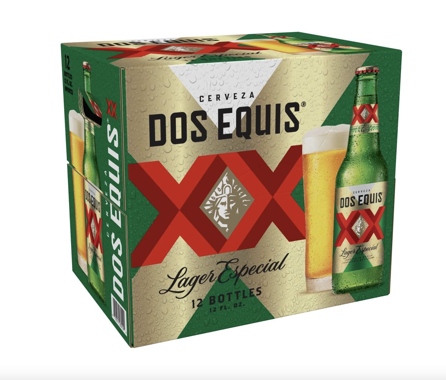DOS EQUIS LAGER 12PK BTLS