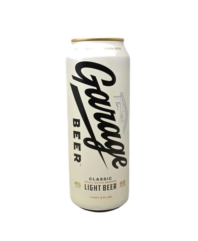GARAGE BEER CLASSIC LIGHT BEER 24OZ 851834008386