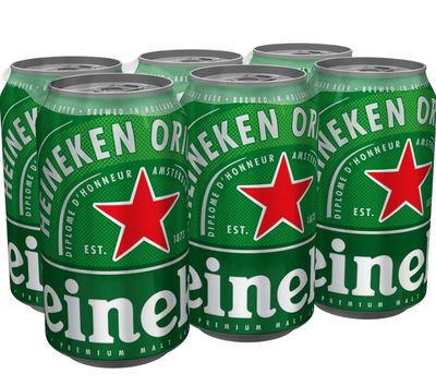 HEINEKEN 6PK CANS