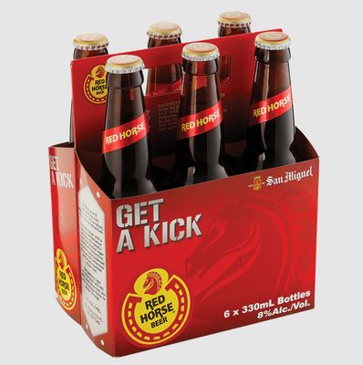 SAN MIGUEL RED HORSE 6PK BTLS
