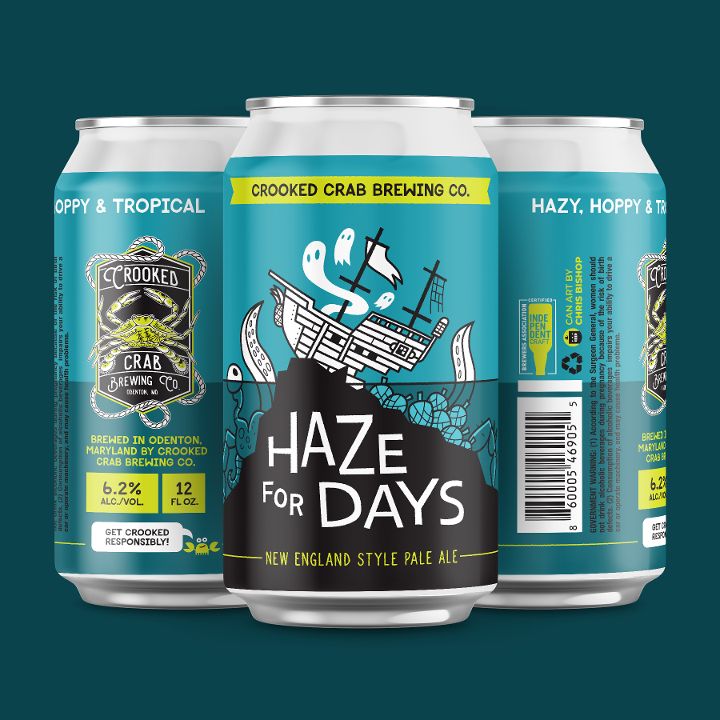 CROOKED CRAB HAZE FOR DAYS 6PK