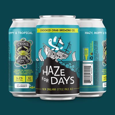 CROOKED CRAB HAZE FOR DAYS 6PK