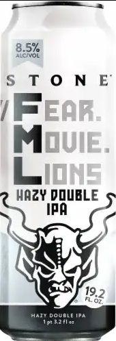 STONE FEAR.MOVIE.LIONS 19.2OZ CAN