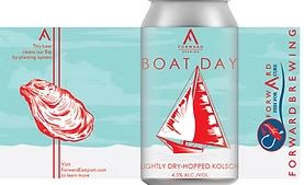 FORWARD BOAT DAY LIGHTLY DRY-HOPPED KOLSCH 6PK