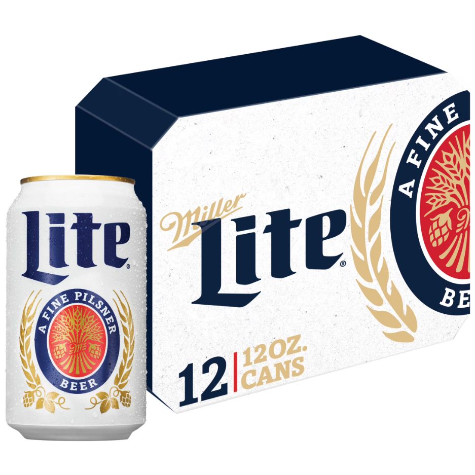 MILLER LITE 12PK CANS